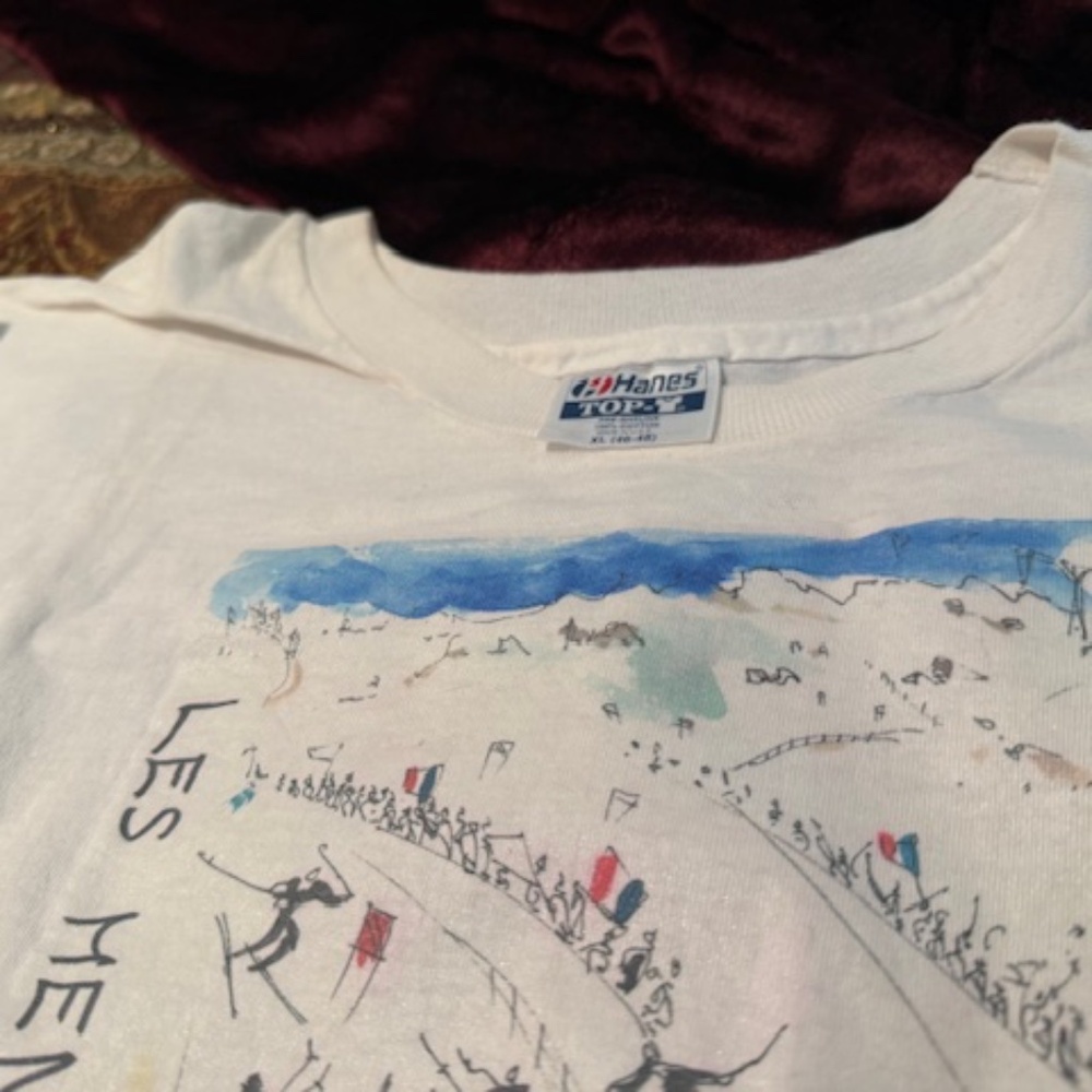 Extra Large White Hanes TOMBA "LA BOMBA" T-SHIRT